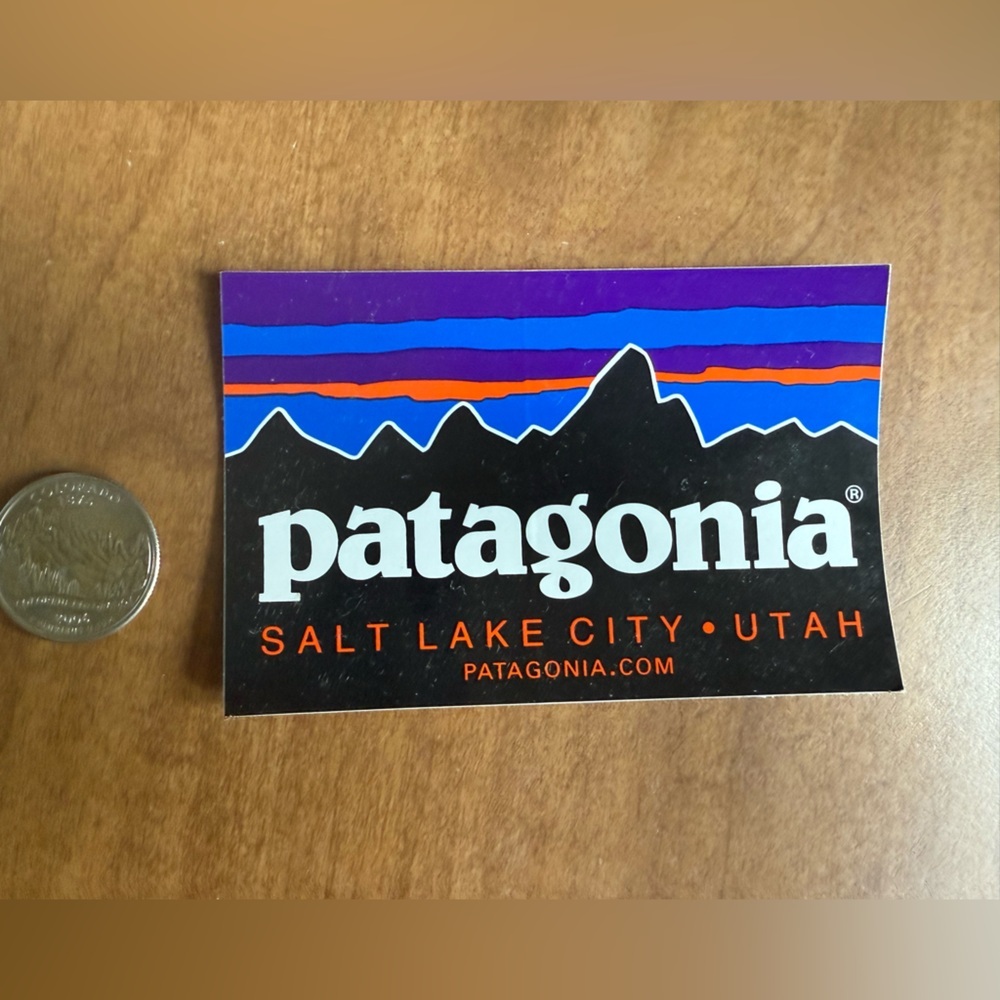 Salt Lake City Utah Patagonia Sticker SLC UT